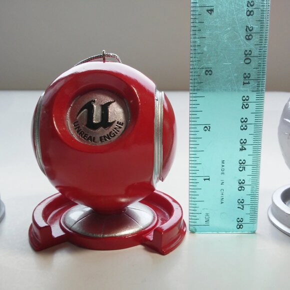 Very Rare 2019 Epic Games Employee Only Unreal Engine Christmas Tree Ornaments - Picture 8 of 8